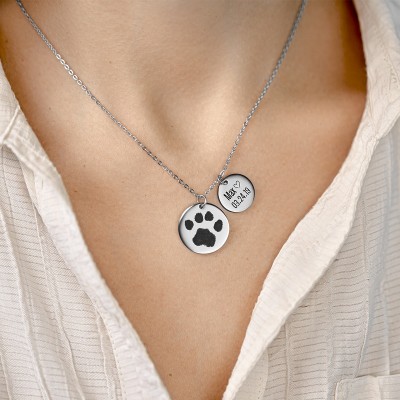 Gepersonaliseerde gedenkketting voor hond - 2...